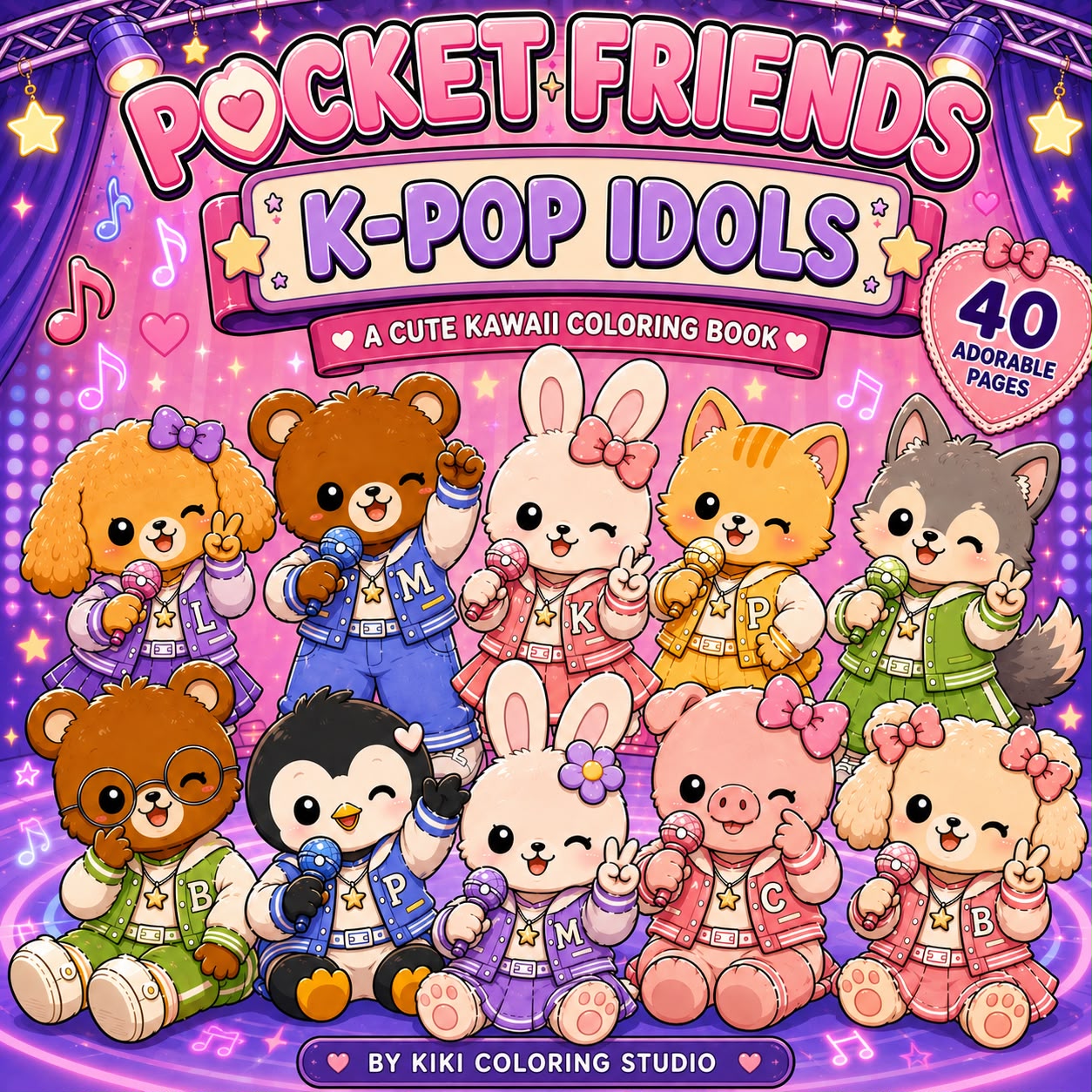 Kawaii Pocket Friends: K-Pop Idols - Voorkant