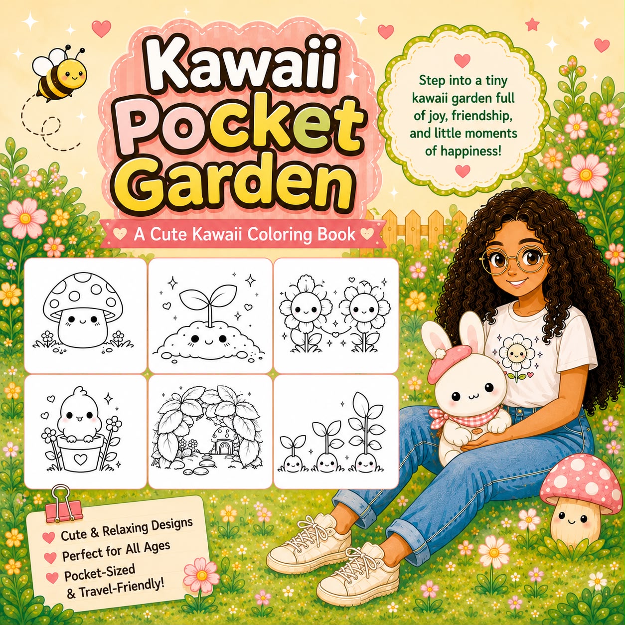 Kawaii Pocket Garden - Achterkant