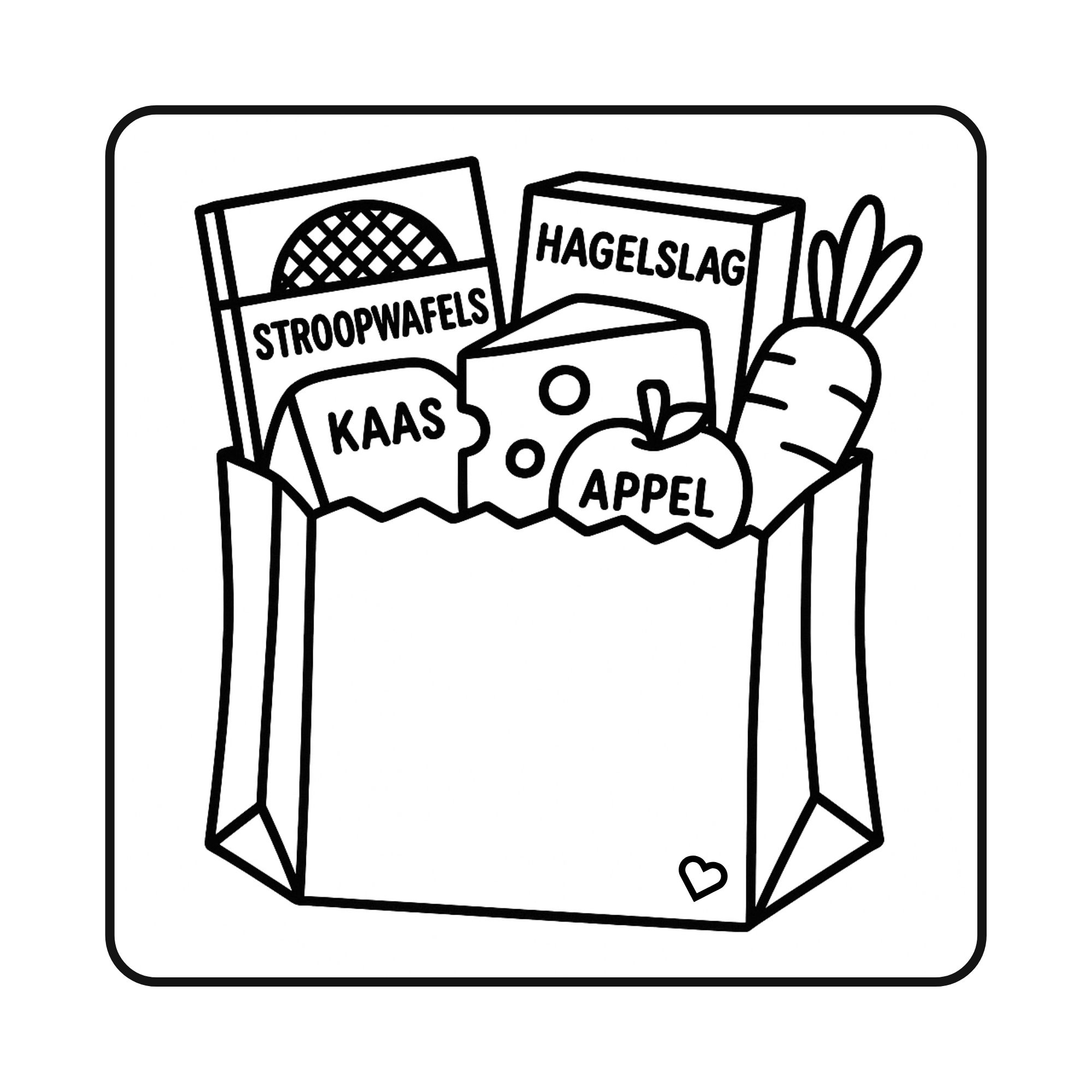 Dutch Daily Life Coloring Book preview